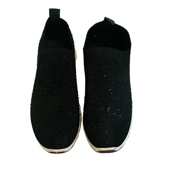 Le Chateau Black Glitter SZ 40 US 9 Stretchy Sneakers Trainers - Picture 9 of 9